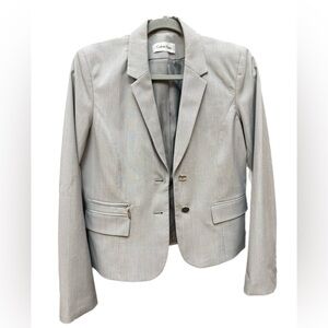 Calvin Klein Women's Light Gray Blazer